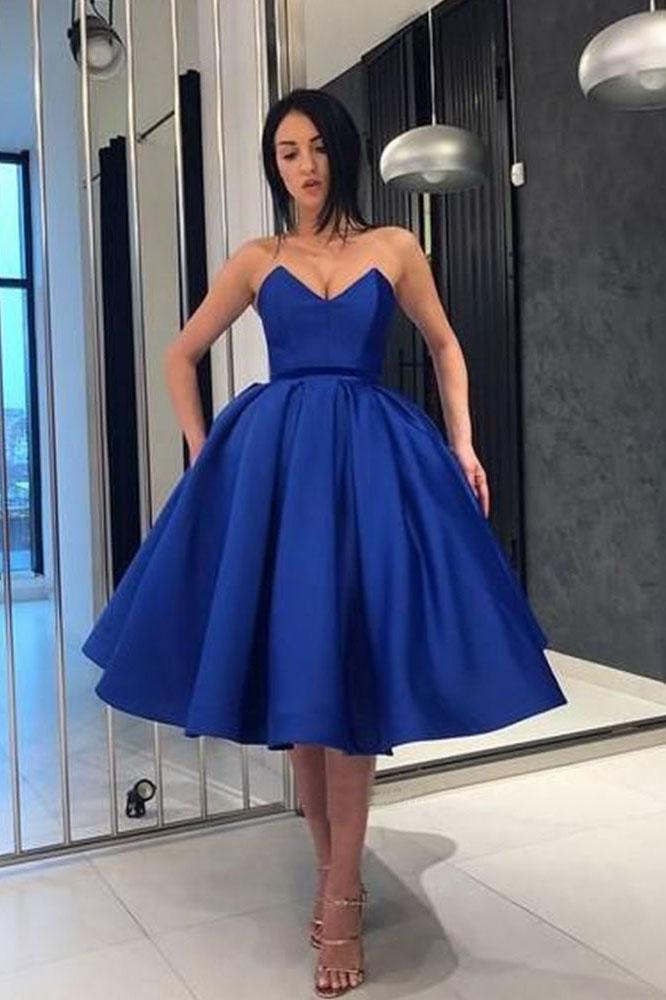 royal blue cocktail dress